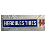 EMB. HERCULES TIRES SELF FRAMED SIGN 