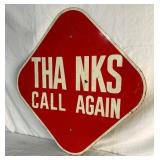 SIDE 2 THANKS CALL AGAIN 