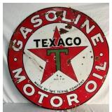 PORC. DS TEXACO MOTOR OIL SIGN 