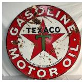 OTHERSIDE 42IN. PORC. TEXACO SIGN 