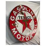 LEFTSIDE SIDE 2 PORC. TEXACO SIGN 
