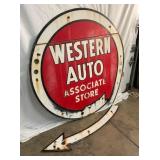 ASSOCIATE STORE SIGN WITH AROOW 