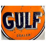 CLOSE UP GULF DEALER SIGN 