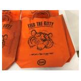 FEED THE KITTY ESSO BAGS W/TIGER 