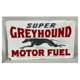 58X34 DSP RARE GREYHOUND MOTOR OIL SIGN 