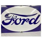 CLOSE UP FORD DEALER SIGN  