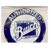 TOP VIEW PORC. BUICK DEALER SIGN 