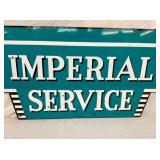 CLOSE UP IMPERIAL SERVICE DEALER SIGN 