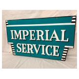 DSP PORC. IMPERIAL SERVICE CHRYLSER SIGN