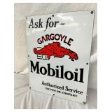 RIGHTSIDE PORC. MOBILOIL SIGN 
