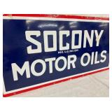 CLOSE UP 36X18 MOTOR OILS SIGN 