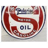 BOTTOM VIEW MOTOR OIL GASOLINE SIGN 