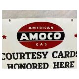 CLOSE UP TOP AMERICAN AMOCO GAS 