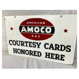 RIGHTSIDE 25X15 DSP AMOCO CARDS SIGN 