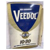 CLOSE UP VEEDOL 10-30 CAN FLANGE W/WINGS