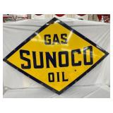 47X74 SSP SUNOCO GAS OIL SIGN 