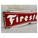 CLOSE UP FIRESTONE BOW TIE SIGN 