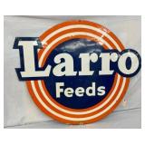 47X39 SST DIE CUT LARRO FEEDS SIGN 