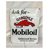 MOBIOIL DEALER SIGN WGARGOYLE 