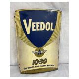 12X19 VEEDOL FLANGE SIGN 