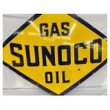 47X74 SSP SUNOCO GAS OIL SIGN 