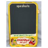 20X30 EMB. KICKAPOO JOY JUICE MENU BOARD