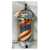 12IN. LIGHTED BARBER POLE