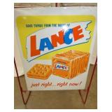 CLOSE UP EMB. LANCE RACK SIGN