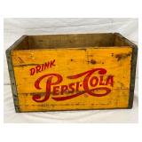 18 1/2 X 12 PEPSI COLA WOODEN CRATE