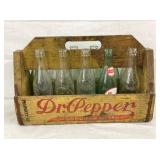 RARE WOODEN 12PK DR. PEPPER CARRIER