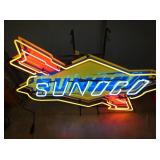 CLOSE UP SUNOCO NEON SIGN
