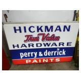 HICKMAN TRUE VALUE CAN SIGN