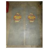 (2) EARLY MERITA DOOR SCREENS