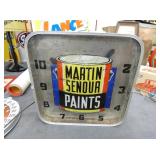 16IN. MARTIN SENOUR PAINTS CLOCK