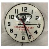 MEYER JEWELRY CO. CLOCK 