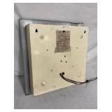 BACK VIEW 17IN. TAB CLOCK 