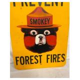 CLOSE UP VIEW SMOKEY THE BEAR 