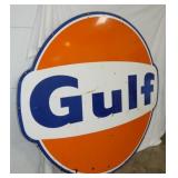 LEFT SIDE 79X72 GULF DOG EAR SIGN 