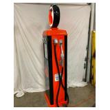 SIDE VIEW CONTEMPORARY GAS PUMP