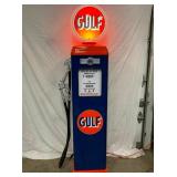 GULF CONTEMPORARY GAS PUMP