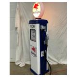SIDE VIEW CONTEMPORARY GAS PUMP