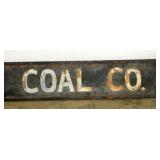 METAL MOSES COAL CO. SIGN