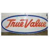 PLASTIC TRUE VALUE SIGN