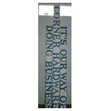 WOODEN HARDWARE SIGN