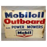 MOBILOIL OUTBOARD DEALER SIGN