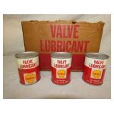 CLOSEUP W/ CLAM SHELL ON CANS OLD STOCK