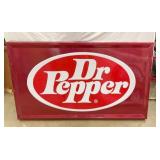 EMB. DR. PEPPER SILF FRAMED SIGN