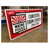 95X47 CANISTOTA WAYNE FEEDS SIGN