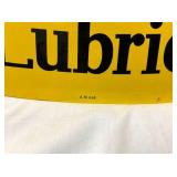 DATED 1969 PENNZOIL LUBRICATION SIGN