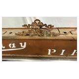 CLOSE UP VIEW TOP W/ORNATE METAL DETAIL 